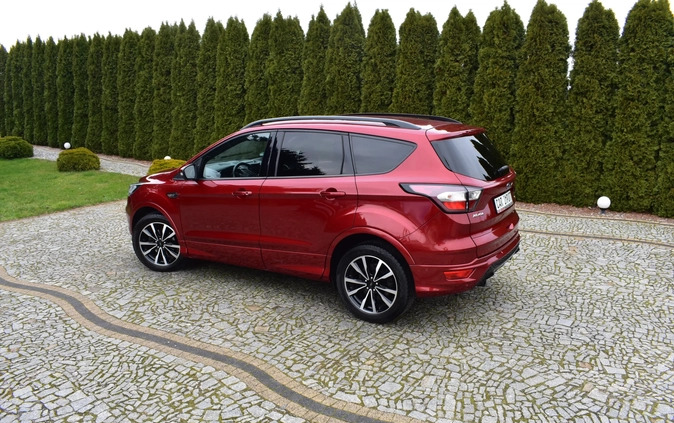 Ford Kuga cena 73500 przebieg: 125321, rok produkcji 2018 z Barcin małe 781